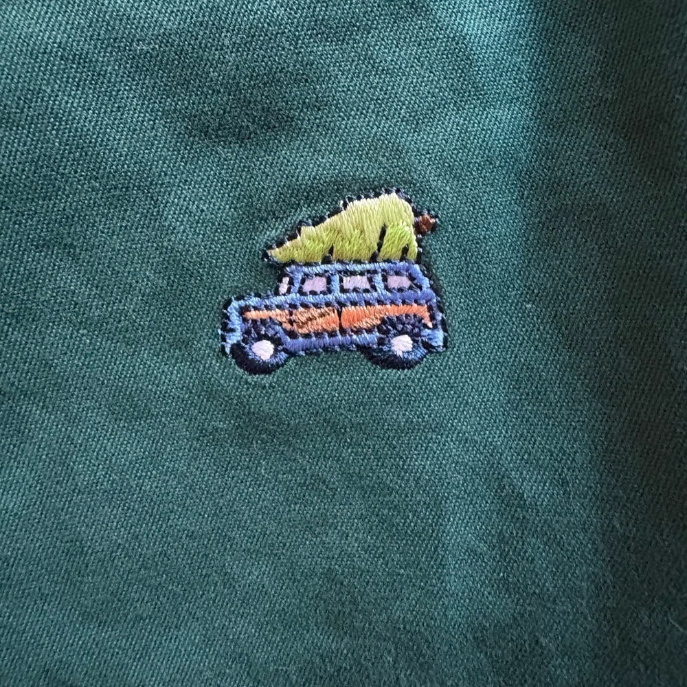 Vineyard Vines Kids pants- Green with woody truck with tree and NWT Red VV Pants - Picture 12 of 16